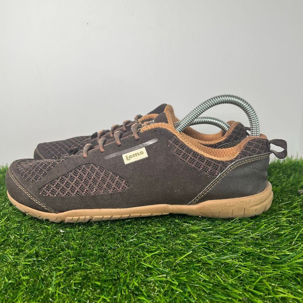 Lems Primal 2 Minimalist Barefoot Shoes Brown Mesh Lightweight EU 41 US M8.5/ W1